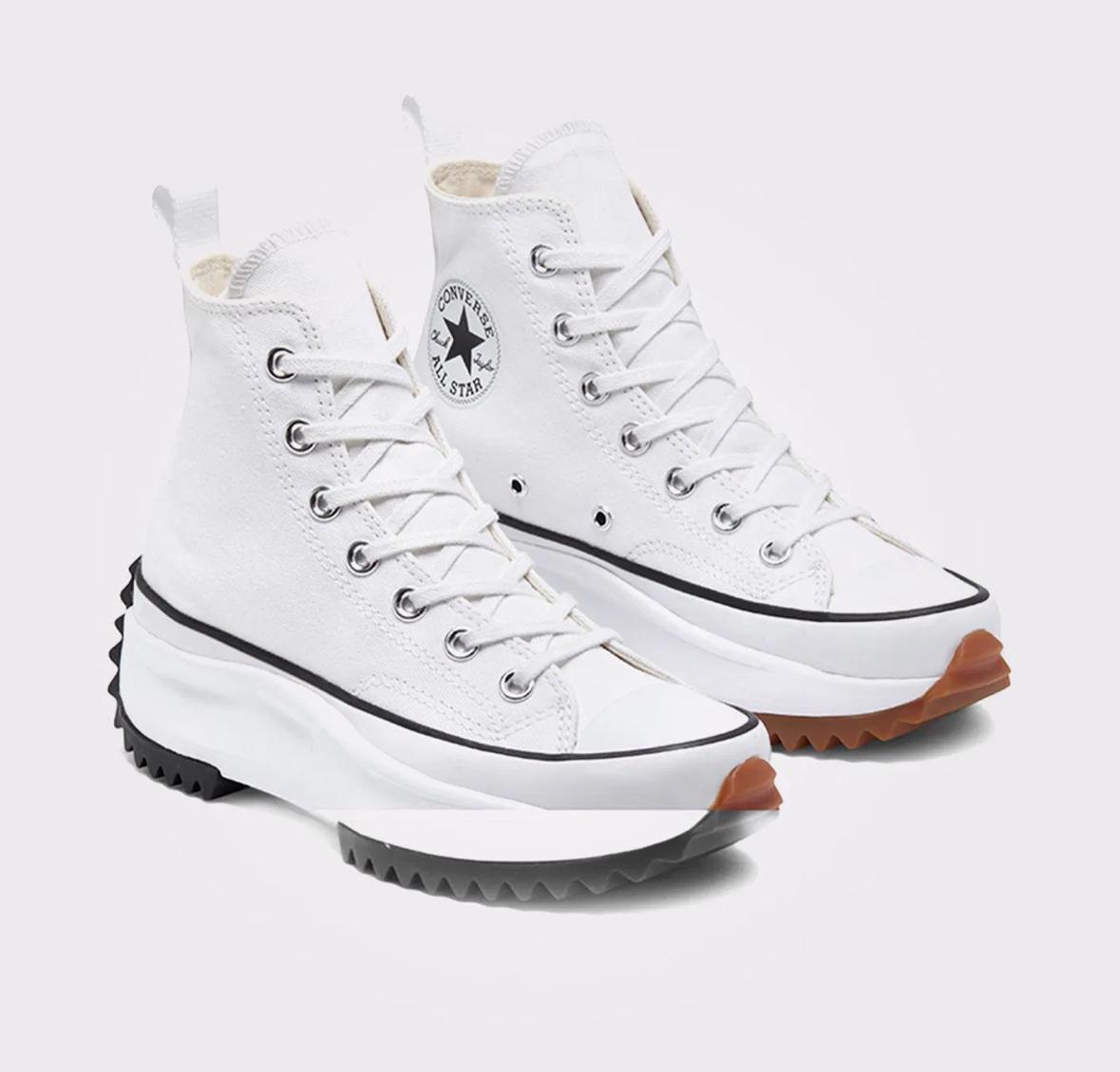Converse White High Top - Run Star Hike