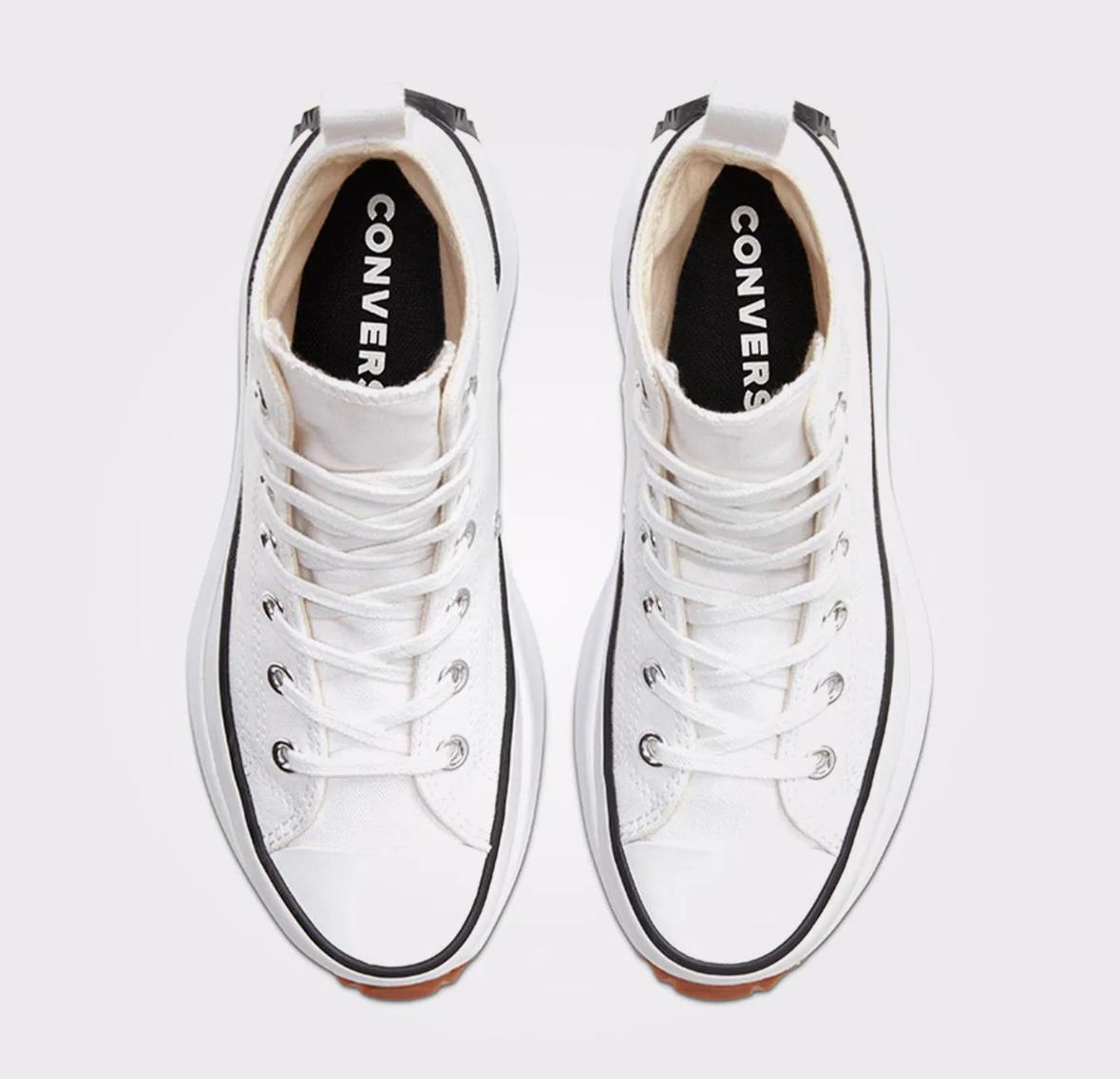 Converse White High Top - Run Star Hike