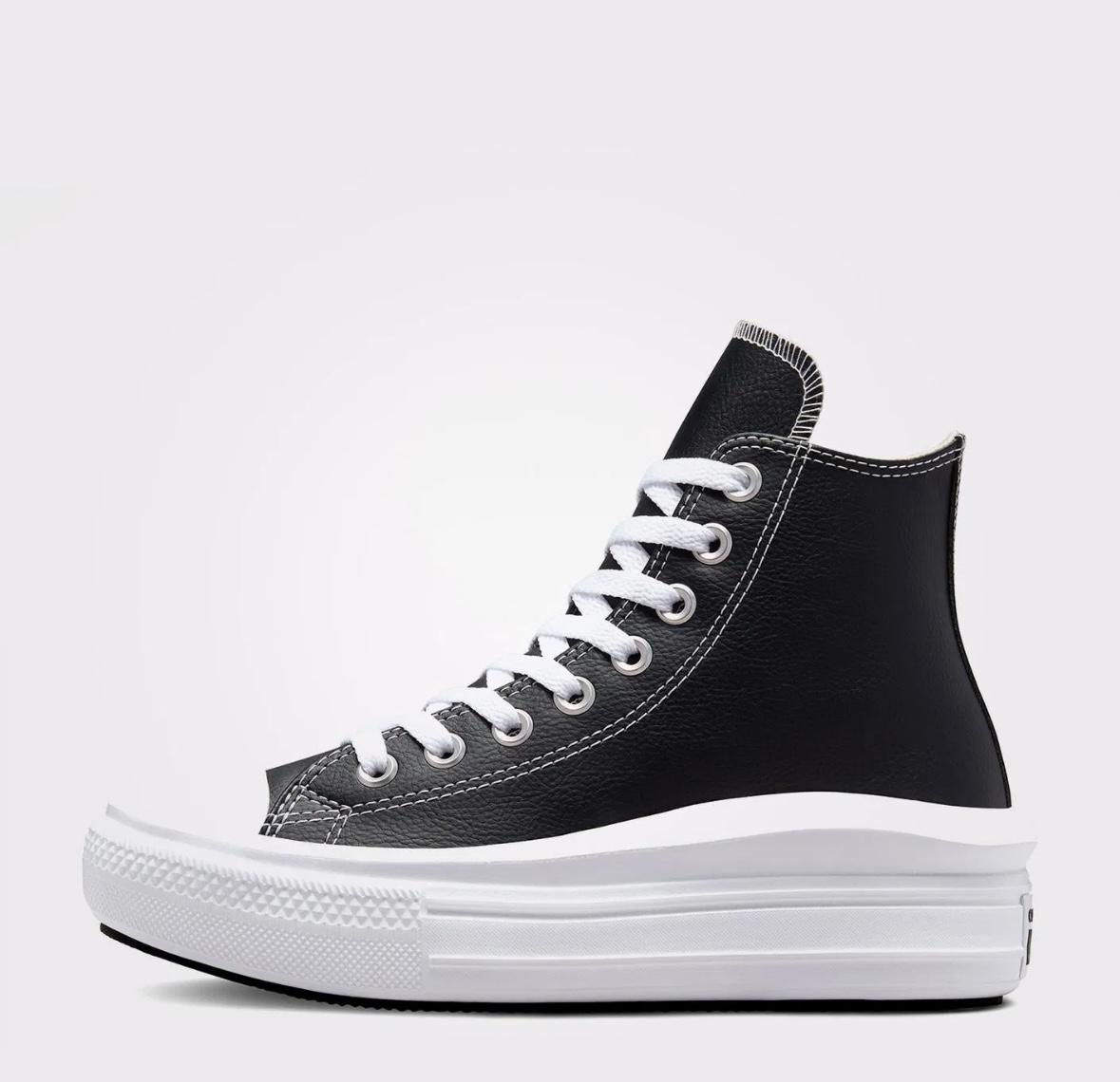 Converse Black High Top - Deri Chunky