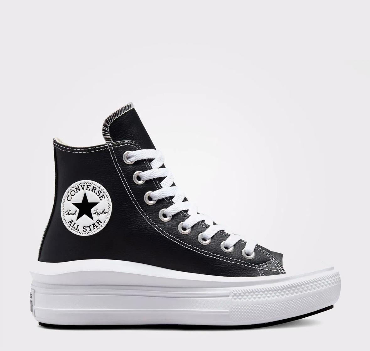 Converse Black High Top - Deri Chunky