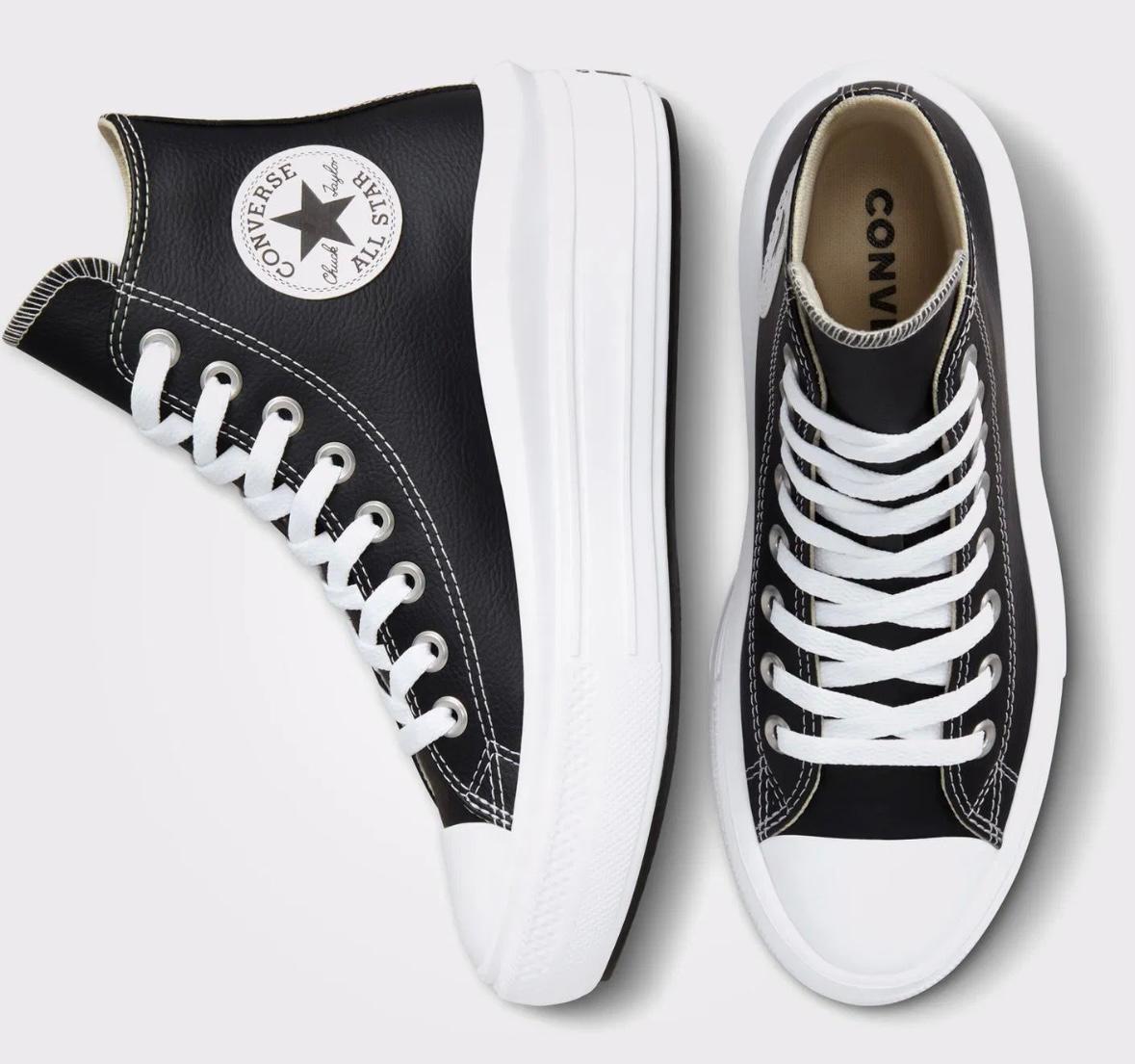 Converse Black High Top - Deri Chunky
